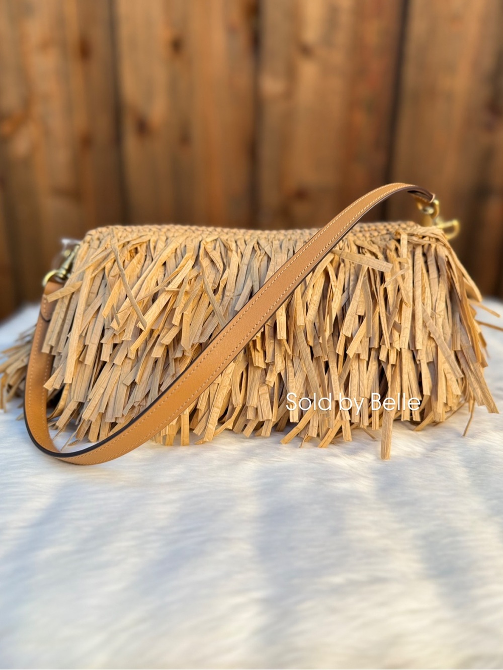 NWT Coach Straw Tabby 26 - Picture 2 of 6